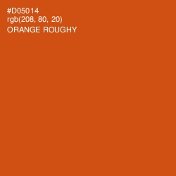 #D05014 - Orange Roughy Color Image