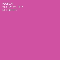 #D050A1 - Mulberry Color Image