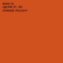 #D0511E - Orange Roughy Color Image