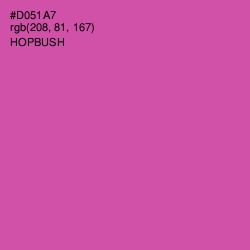 #D051A7 - Hopbush Color Image