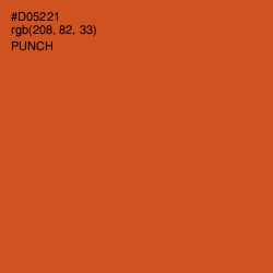 #D05221 - Punch Color Image