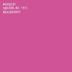 #D05297 - Mulberry Color Image