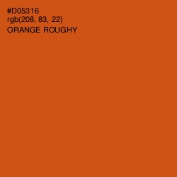 #D05316 - Orange Roughy Color Image