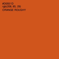 #D0551D - Orange Roughy Color Image