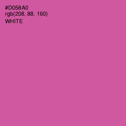 #D058A0 - Hopbush Color Image