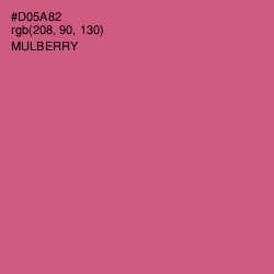 #D05A82 - Mulberry Color Image