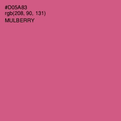 #D05A83 - Mulberry Color Image