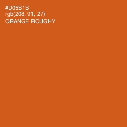 #D05B1B - Orange Roughy Color Image