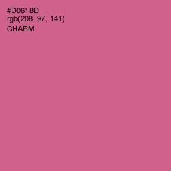 #D0618D - Charm Color Image