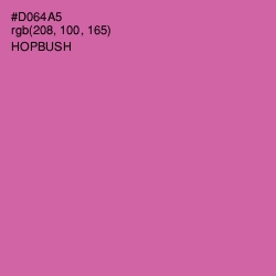 #D064A5 - Hopbush Color Image