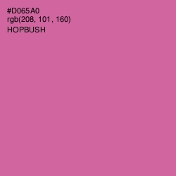 #D065A0 - Hopbush Color Image