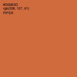 #D06B3D - Piper Color Image
