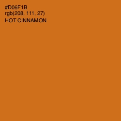 #D06F1B - Hot Cinnamon Color Image