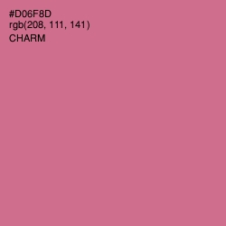 #D06F8D - Charm Color Image