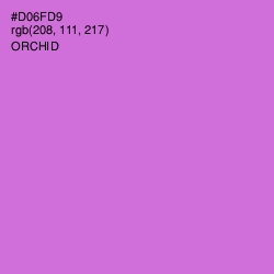 #D06FD9 - Orchid Color Image