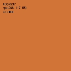 #D07537 - Ochre Color Image