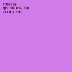 #D07BE9 - Heliotrope Color Image