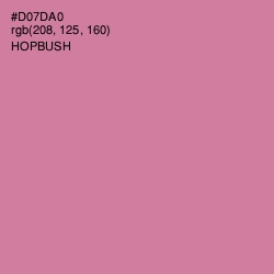 #D07DA0 - Hopbush Color Image