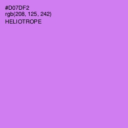 #D07DF2 - Heliotrope Color Image