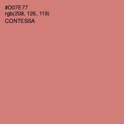 #D07E77 - Contessa Color Image