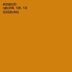 #D0800D - Geebung Color Image