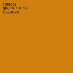 #D0800E - Geebung Color Image