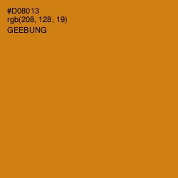 #D08013 - Geebung Color Image