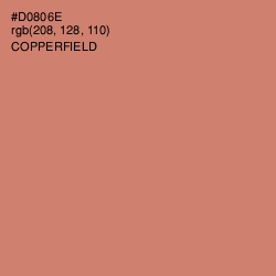 #D0806E - Copperfield Color Image