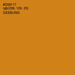 #D08117 - Geebung Color Image