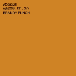 #D08325 - Brandy Punch Color Image