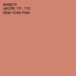 #D08370 - New York Pink Color Image