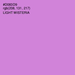 #D083D9 - Light Wisteria Color Image