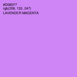 #D085F7 - Lavender Magenta Color Image