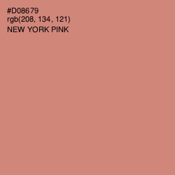 #D08679 - New York Pink Color Image
