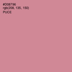 #D08796 - Puce Color Image