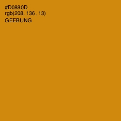 #D0880D - Geebung Color Image