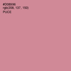 #D08996 - Puce Color Image