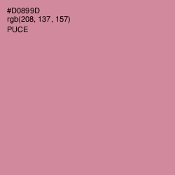 #D0899D - Puce Color Image