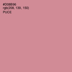 #D08B96 - Puce Color Image