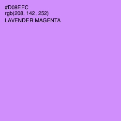 #D08EFC - Lavender Magenta Color Image