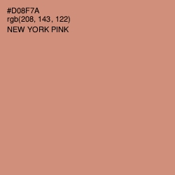 #D08F7A - New York Pink Color Image