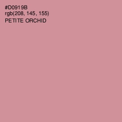 #D0919B - Petite Orchid Color Image