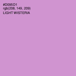 #D095D1 - Light Wisteria Color Image