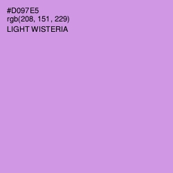 #D097E5 - Light Wisteria Color Image