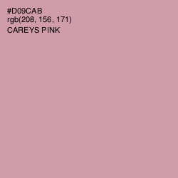 #D09CAB - Careys Pink Color Image