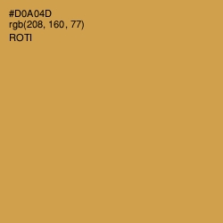#D0A04D - Roti Color Image