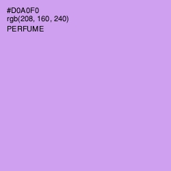 #D0A0F0 - Perfume Color Image