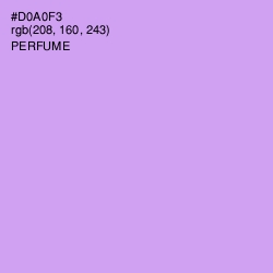 #D0A0F3 - Perfume Color Image