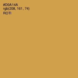 #D0A14A - Roti Color Image