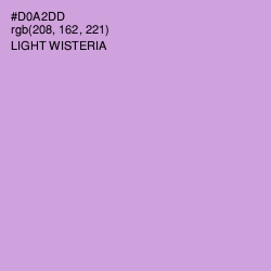 #D0A2DD - Light Wisteria Color Image